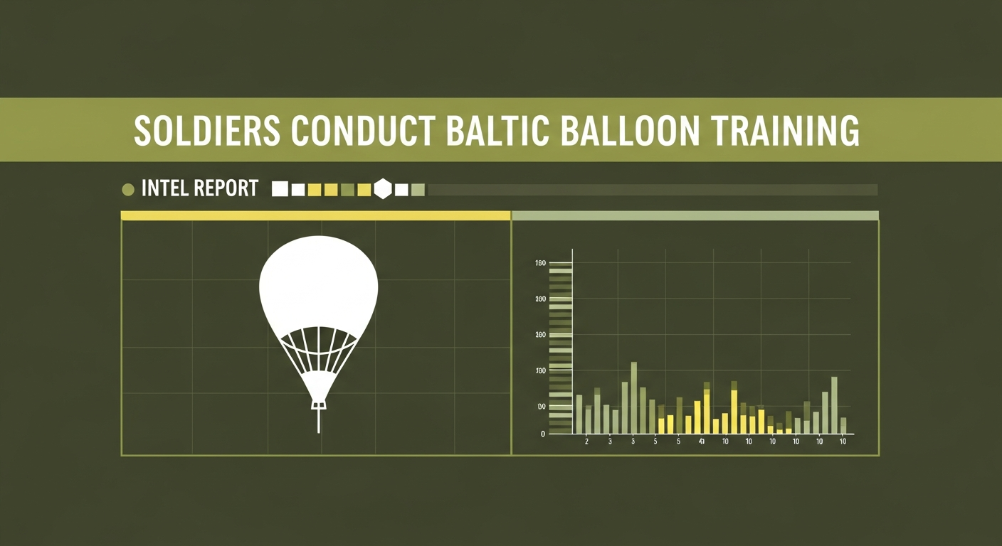 Soldiers Conduct Baltic Balloon Training