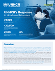 Honduras: UNHCR Factsheet: UNHCR's Response to Honduran Returnees (June 2026)