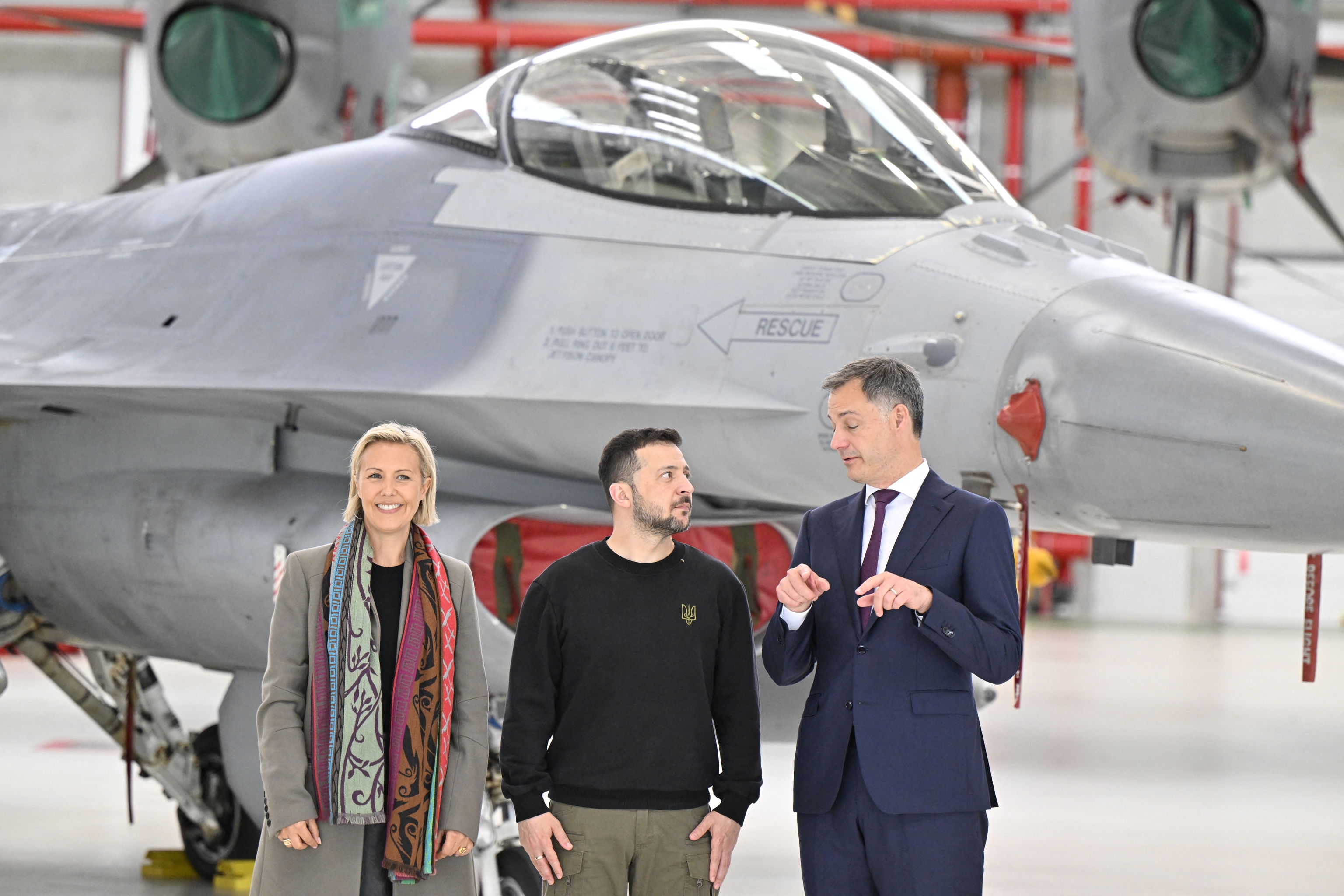 ‘Incredible work’: Ukrainian F-16 downs Russian fighter jet for first time